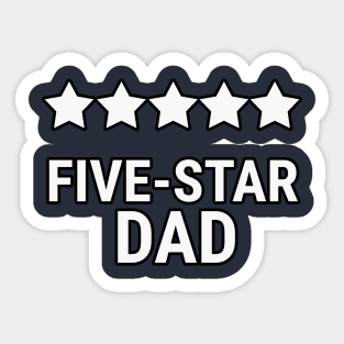 Five star dad Sticker